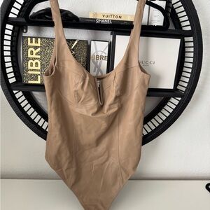 Good American Tan Kids Bodysuit